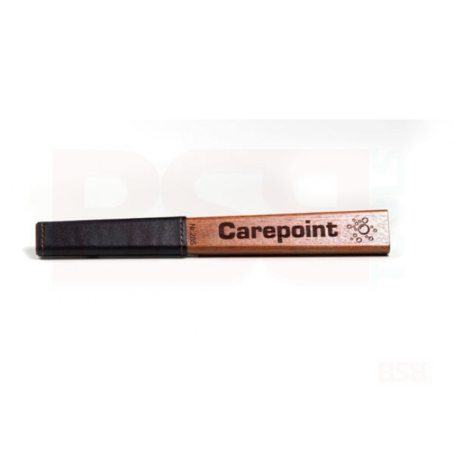 285 Ручка-молоток из красного дерева со вставкой кожи, L-340mm Carepoint 