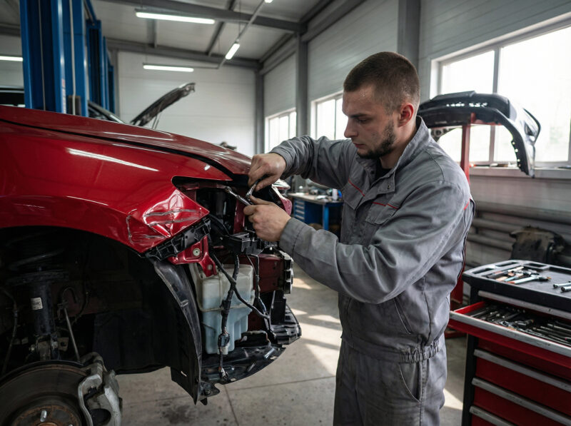 локальный ремонт кузова автомобиля